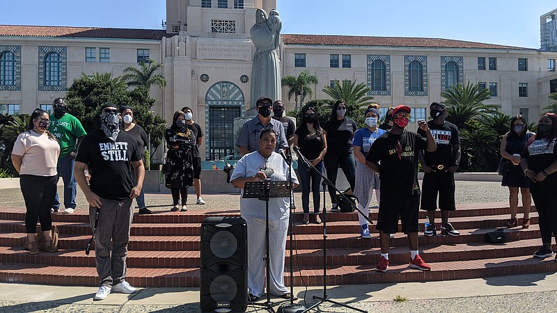 San Diego Activists Sue Over Gang Database Use, ROTC Cadets Gradually Returning To In-Person Training, And Weekend Arts And Cultural Events Preview